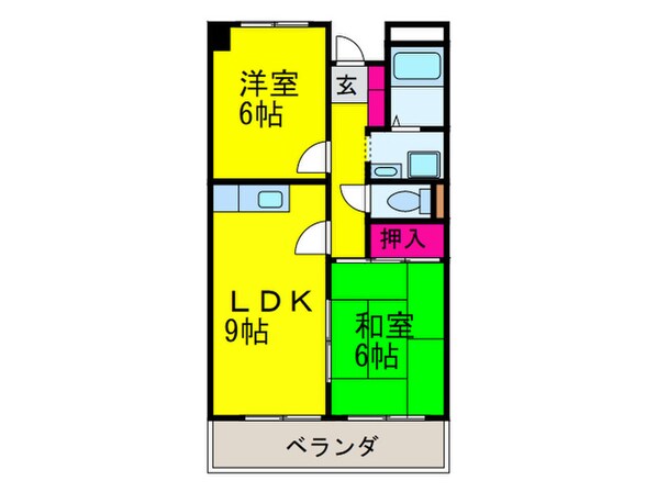 高師浜シ－サイドマンション１の物件間取画像